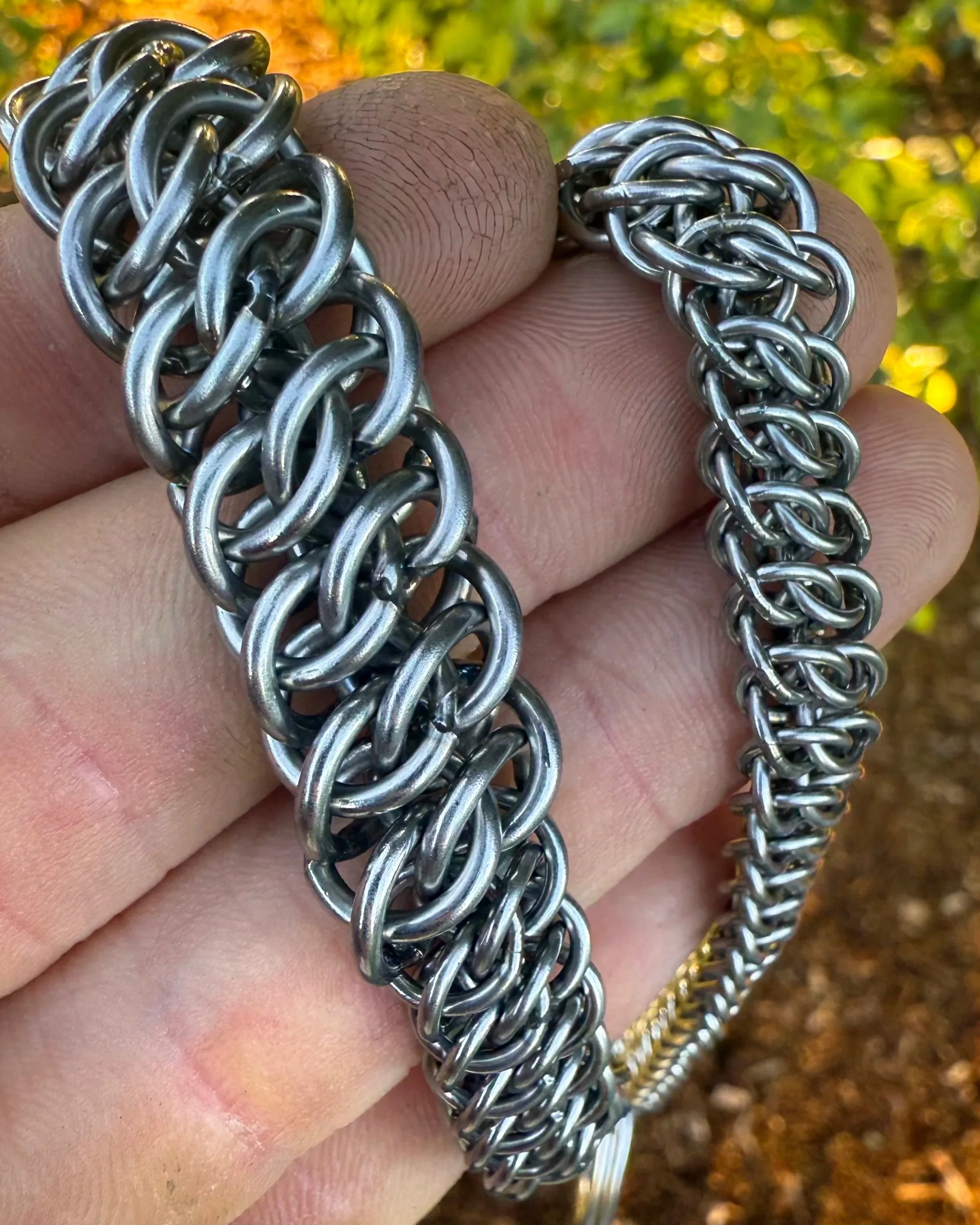 Lifetime Wallet Chain - Tapered GSG — Chainmaille By Bim